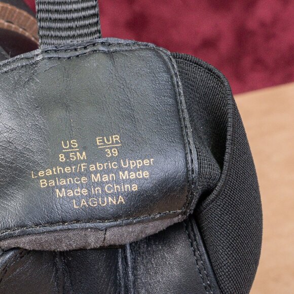 Sam Edelman Women Laguna Black Leather Comfort Chelsea Ankle Boots sz 8.5 - Picture 7 of 8